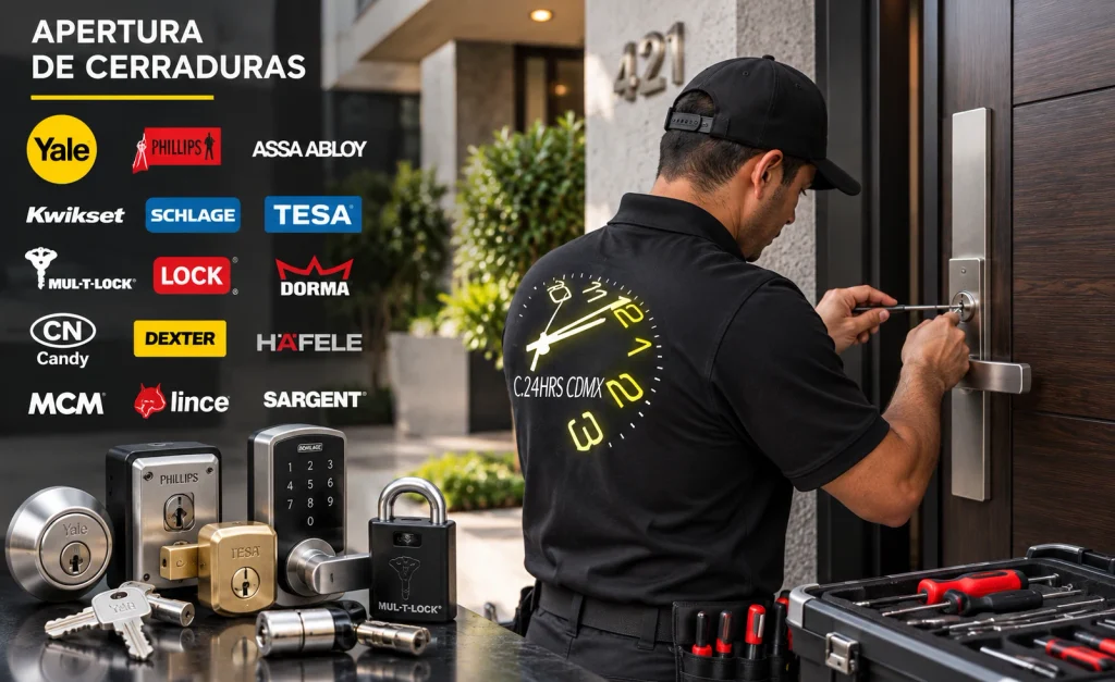 Apertura de cerraduras en Cerrajerías Interlomas