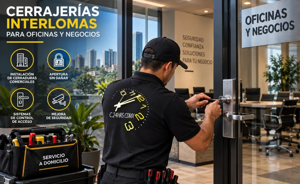 Cerrajerías Interlomas para oficinas y negocios