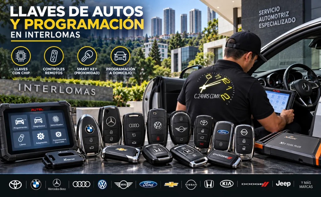 Llaves de autos y programación